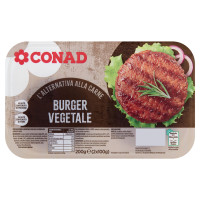 CONAD l'Alternativa alla Carne Burger Vegetale 2 x 100 g