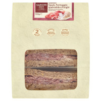 SAPORI & IDEE Sandwich Speck, Formaggio spalmabile e Funghi 2 Pezzi 160 g