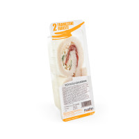 Pane di tipo Ã¢Â?Â?0Ã¢Â?Â� con olio di palma farcito con maionese, speck, formaggio a pasta dura Gran Moravia e rucola Intrapan 140 g