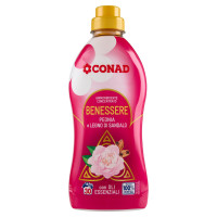 CONAD Ammorbidente Concentrato Benessere Peonia e Legno di Sandalo 750 ml