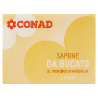 Sapone da Bucato al Profumo di Marsiglia 2 x 300 g Conad
