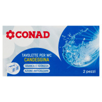 Tavolette per wc Candeggina 2 x 40 g Conad