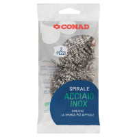 Spirale Acciaio Inox 2 Pezzi Conad