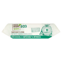Sacchetti per Rifiuti Umidi/Organici 50x60 cm 30 litri 10 pz Verso Natura Eco Conad