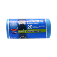 Sacchi nettezza azzurri 55x70 20 pz 50 lt