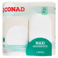 Maxi Asciugatutto 2 veli 2 Rotoli Conad