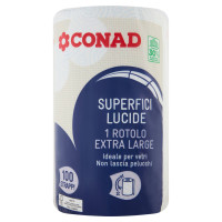 Superfici Lucide 1 Rotolo Extra Large 100 Strappi Conad
