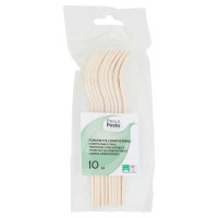 PerLa Festa ComposTable Forchette Compostabili 10 pz