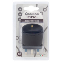 CONAD casa Adattatore 16A nero