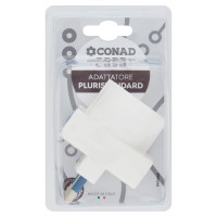 CONAD casa Adattatore Pluristandard 16A bianco