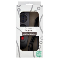 CONAD casa Presa Multipla Spina Salvaspazio nera