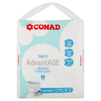 Advantage Pants Anatomici e Avvolgenti Taglia M Girovita 80 - 110 cm 9 pz Conad