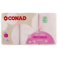 Carta Igienica Profumata 4 Veli 6 Rotoli Conad