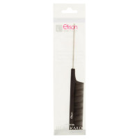 Elison Hair Stylist Professional Hair Comb Pettine con coda in metallo Blackmix