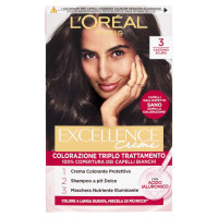 L'Oréal Paris Excellence Creme Colorazione Triplo Trattamento 3 Castano Scuro