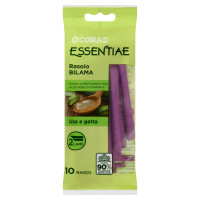 CONAD Essentiae Rasoio Bilama Usa e getta 10 pz