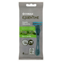 CONAD Essentiae Rasoio Trilama Usa e getta 6 pz