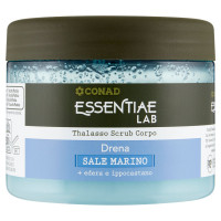 CONAD Essentiae Lab Thalasso Scrub Corpo Drena Sale Marino   edera e ippocastano 600 g
