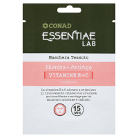 CONAD Essentiae Lab Maschera Tessuto Illumina   AntiAge 1 pz