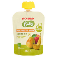 Baby 100% Frutta Mista Biologica 90 g Conad