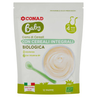 Baby Crema di Cereali con Cereali Integrali Biologica 200 g Conad