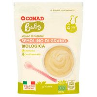 Baby Crema di Cereali Semolino di Grano Biologica 200 g Conad