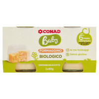 Baby Formaggino Biologico Omogeneizzato 2 x 80 g Conad
