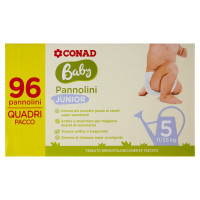 CONAD Baby Pannolini Junior 5 11/25 kg 96 pz