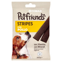 CONAD Petfriends Stripes con Pollo 200 g