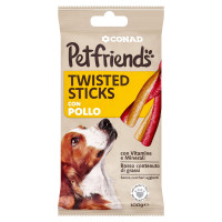 CONAD Petfriends Twisted Sticks con Pollo 100 g