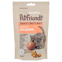 CONAD Petfriends Snack Croccanti ripieni di Salmone 90 g