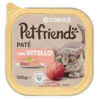 Patè con Vitello 100 g Petfriends Conad