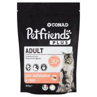 Petfriends Plus Adult con salmone e riso 800 g Conad
