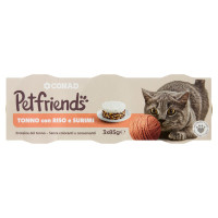 Tonno con Riso e Surimi al gusto granchio 3 x 85 g Petfriends Conad