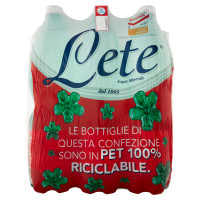Lete Acqua Efferv.Nat. 1,5X6 lt (Fardello)