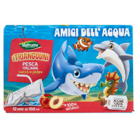Valfrutta i Triangolini Pesca Italiana succo e polpa Brik 12 x 100 ml
