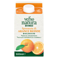 Spremuta di Arance Bionde Biologiche 500 ml Verso Natura Conad