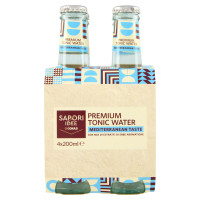 SAPORI & IDEE CONAD Premium Tonic Water Mediterranean Taste 4 x 200 ml
