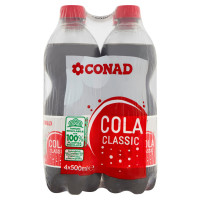 Cola Classic 4 x 500 ml Conad