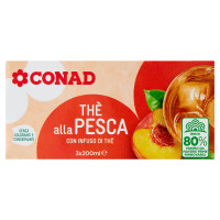 Thè alla Pesca 3 x 200 ml Conad