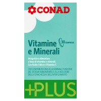 CONAD  Plus Vitamine e Minerali 30 Compresse 42 g