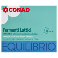 CONAD Equilibrio Fermenti Lattici 20 Bustine 40 g