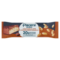 PIACERSI CONAD Cioccolato al Latte e Arachidi, Gusto Caramello 66 g