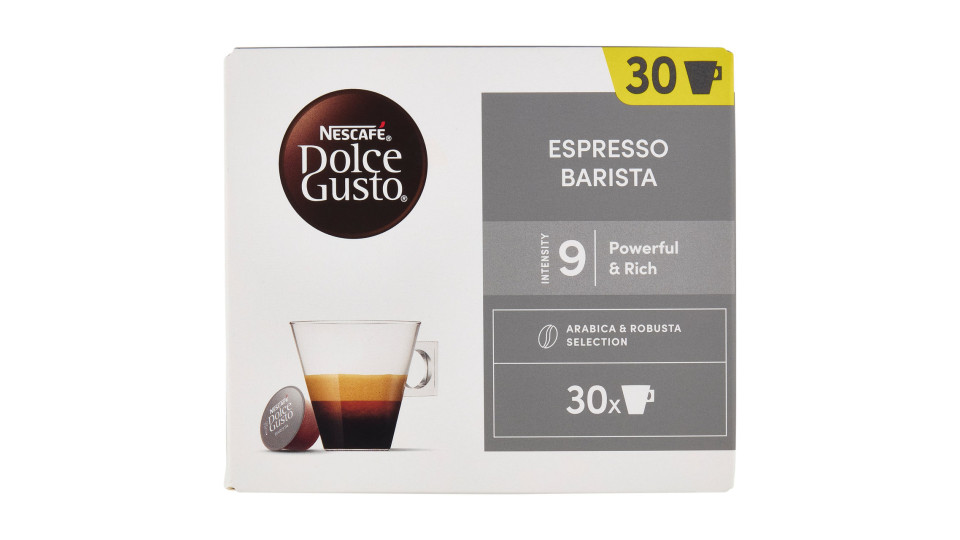 NESCAFÉ DOLCE GUSTO Espresso Barista 30 Capsule Compatibili Nescafé Dolce Gusto 195g