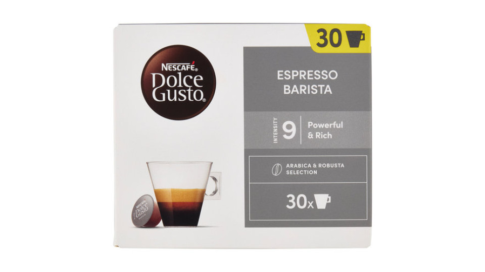 NESCAFÉ DOLCE GUSTO Espresso Barista 30 Capsule Compatibili Nescafé Dolce Gusto 195g