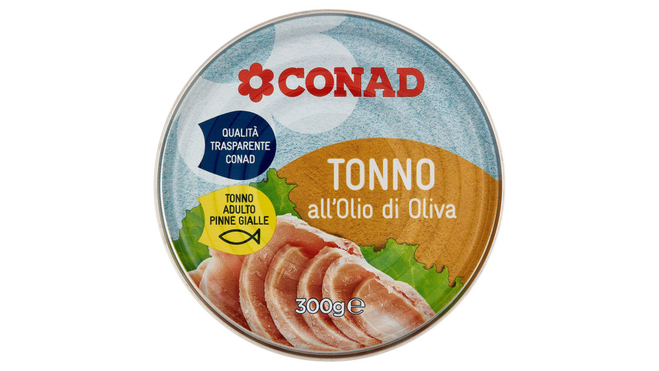 Tonno all'Olio di Oliva 300 g Conad