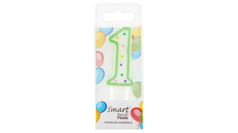 Smart PerLa Festa Candelina Numerale 1 1 pz