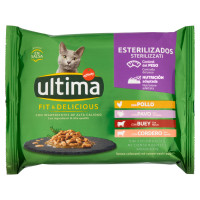 Ultima Cat Fit & Delicious Sterilizzati 4 x 85 g