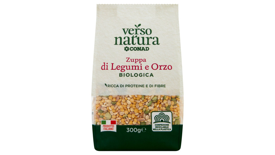 Zuppa con Orzo Biologica 300 g Verso Natura Bio Conad