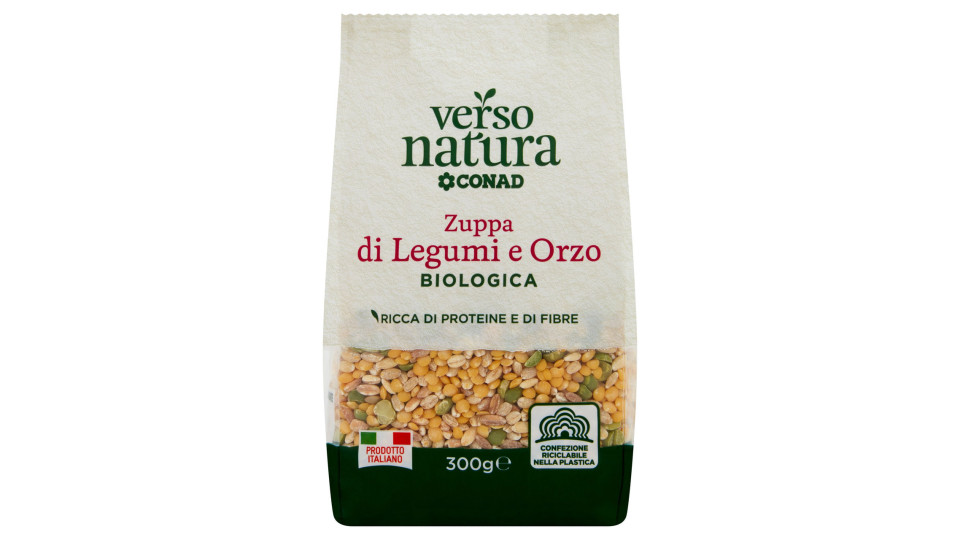 Zuppa con Orzo Biologica 300 g Verso Natura Bio Conad